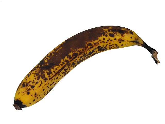 tečkovaný banán