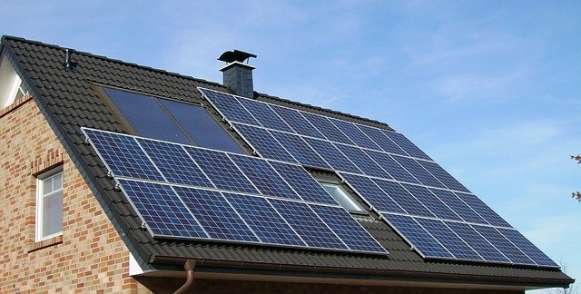 solární panel array